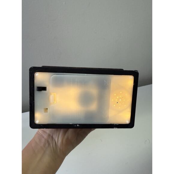 Lighted Christmas Window Snow Globe Santa Sleigh Glitter Water Lantern Decor - Picture 7 of 7